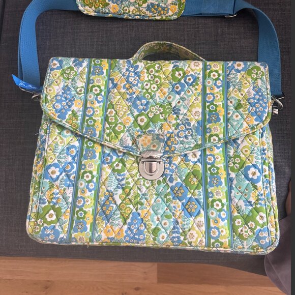 VERA BRADLEY BRIEFCASE TOTE WALLET COMBO - Picture 4 of 16